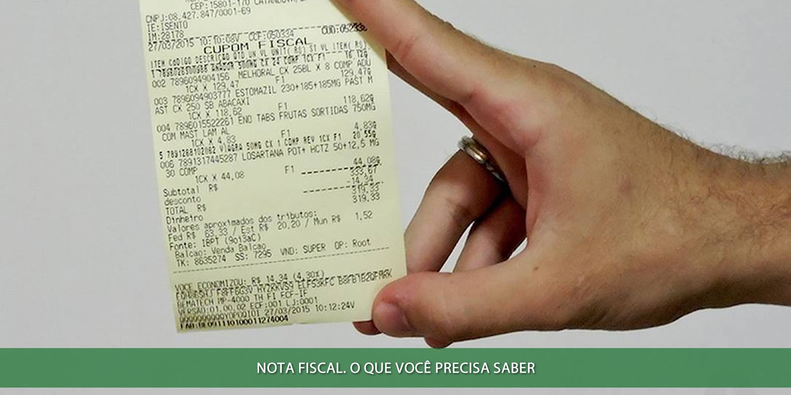 NOTA FISCAL. O DOCUMENTO CENTRAL DE CONTROLE DAS OPERAÇÕES COMERCIAIS